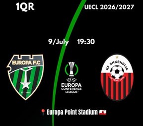 Europa FC ya conoce las fechas y horarios de su eliminatoria de la UEFA Conference League 2026/27